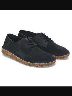 Birkenstock Gary Suede Leather Black Shoes Sz. 39